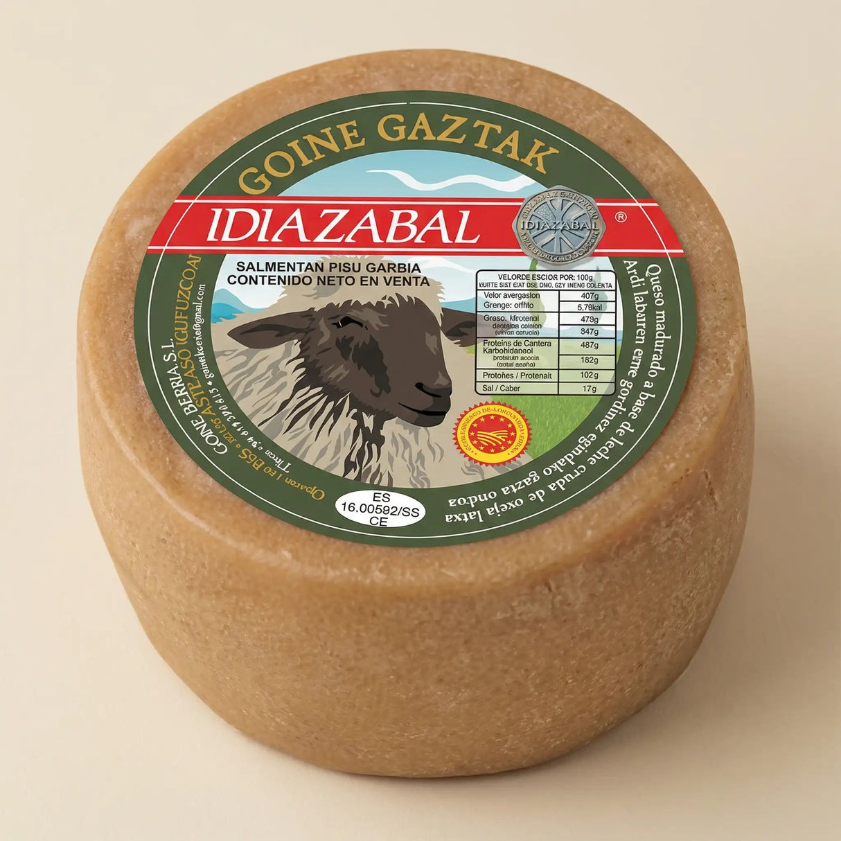 Queso Idiazabal Ahumado D.O. Goine 1
