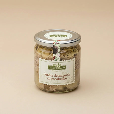 Perdiz Desmigada en Escabeche Casa Medrano 330 g 1