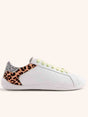 ZAPATILLA BLANCA BAREFOOT LEOPARDO NIÑA GIOSEPPO 1