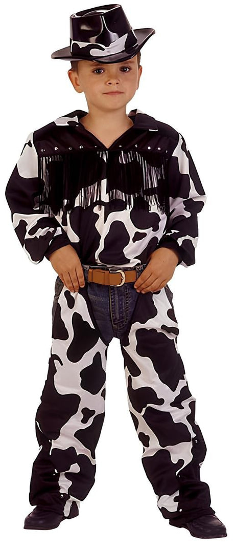 Disfraz Vaquero Vaca Infantil Niño 1