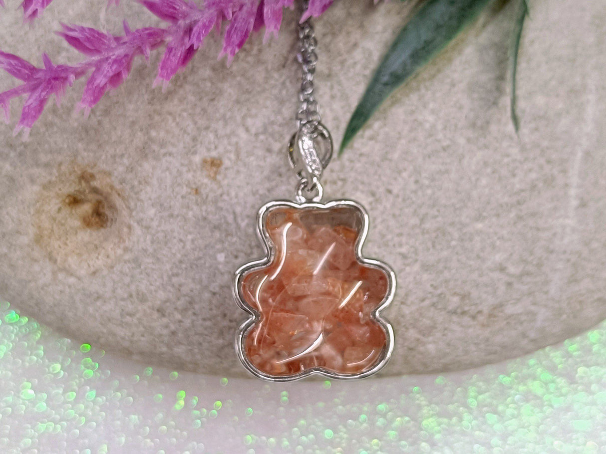 Collar oso Piedra del Sol natural 1