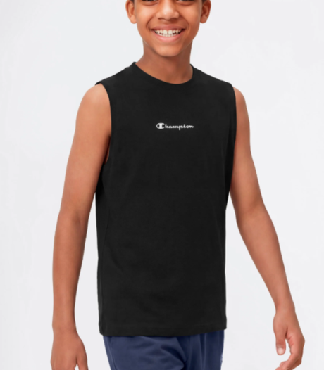 CHAMPION CAMISETA SIN MANGA INFANTIL NEGRO 1