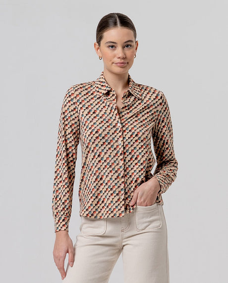 Camisa estilo ancho Crudo Surkana