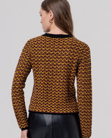 Jersey cuello redondo contextura Negro Surkana