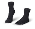Calcetines de dedos Midi Algodón + Lana Merina Negro 1
