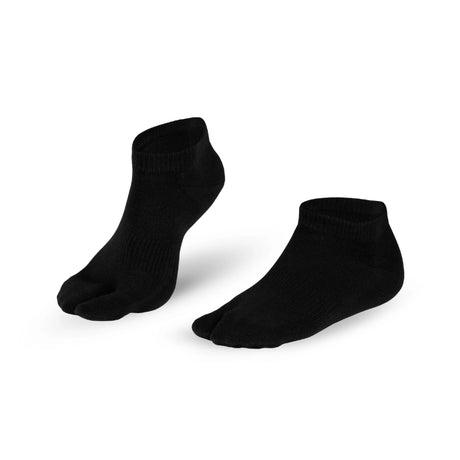 Calcetines de dedos de algodon Tabi Sneaker Negro 1