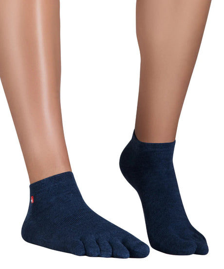 Calcetines de dedos de deporte /tiempo libre con tecnologia Coolmax en Azul 1