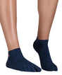 Calcetines de dedos de deporte /tiempo libre con tecnologia Coolmax en Azul 1