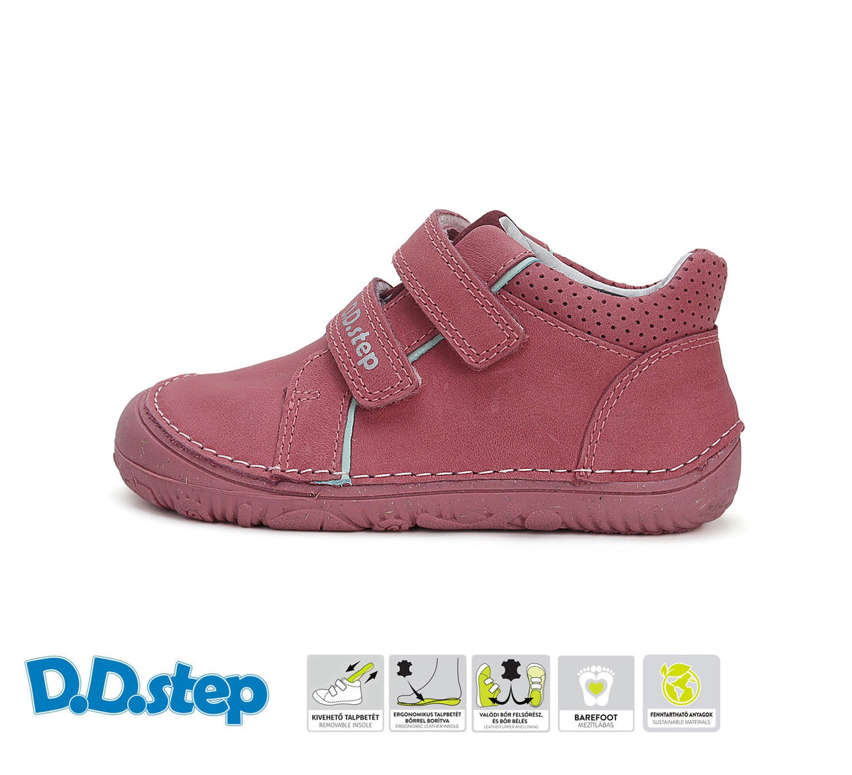 Zapatilla respetuosa repelente al agua Dark Pink 1