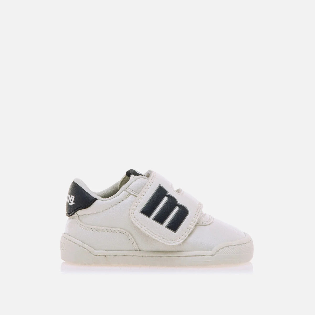 Zapatilla respetuosa Blanco con Azul Marino 1
