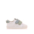 Zapatilla respetuosa primeros pasos Blanco /Celeste/ Aguamarina 1