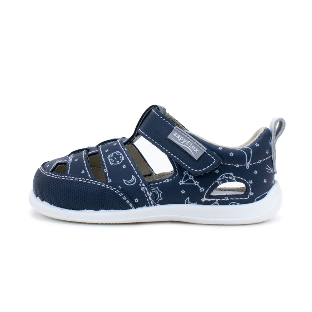 Sandalia respetuosa de piel Espino Navy 1
