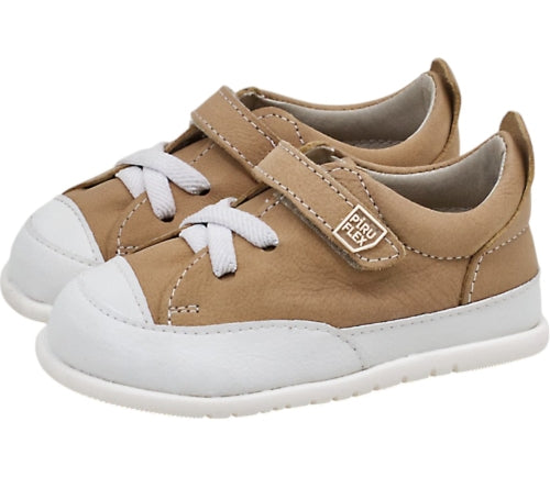 Zapatilla respetuosa en piel nobuck color Marron 1