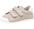 Zapatilla respetuosa en piel color Crema 1