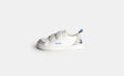 Zapatilla respetuosa modelo Rafi Blanco Azul 1