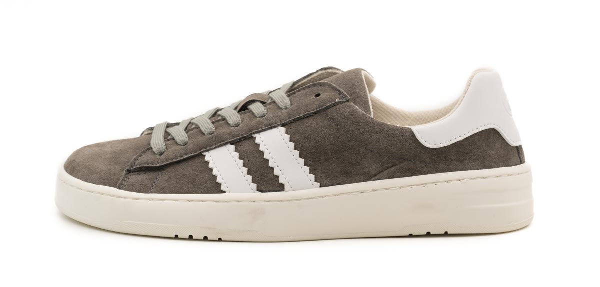 Zapatilla barefoot Gris White en horma ancha 1