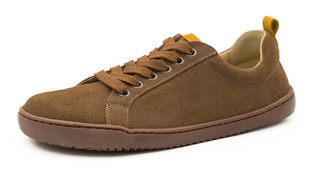 Zapatilla barefoot XL horma ancha color Mostaza 1