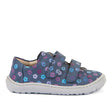 Zapatilla respetuosa modelo Base Denim con flores repelente al agua 1