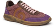 Zapatilla Barefoot modelo Oroel multimaterial Wine con borreguito 1