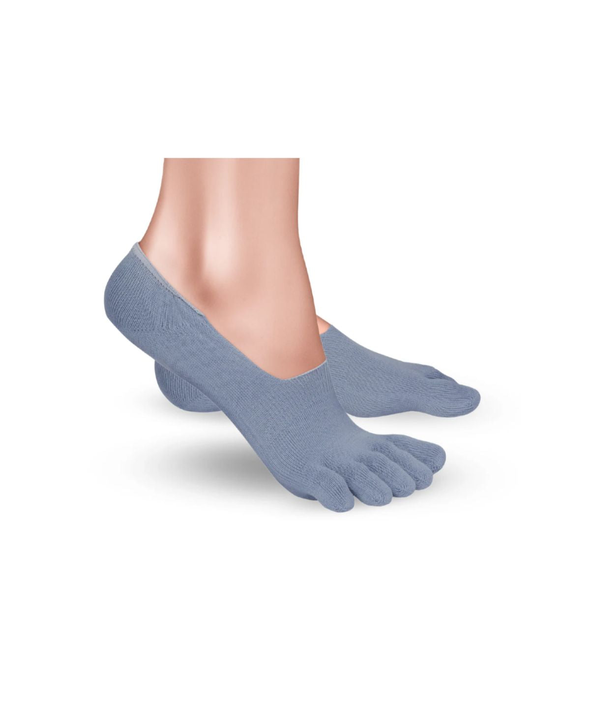 Calcetines de dedos " invisible" en color azul 1