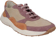 Deportiva respetuosa ADN serraje rosa/crudo/naranja 1
