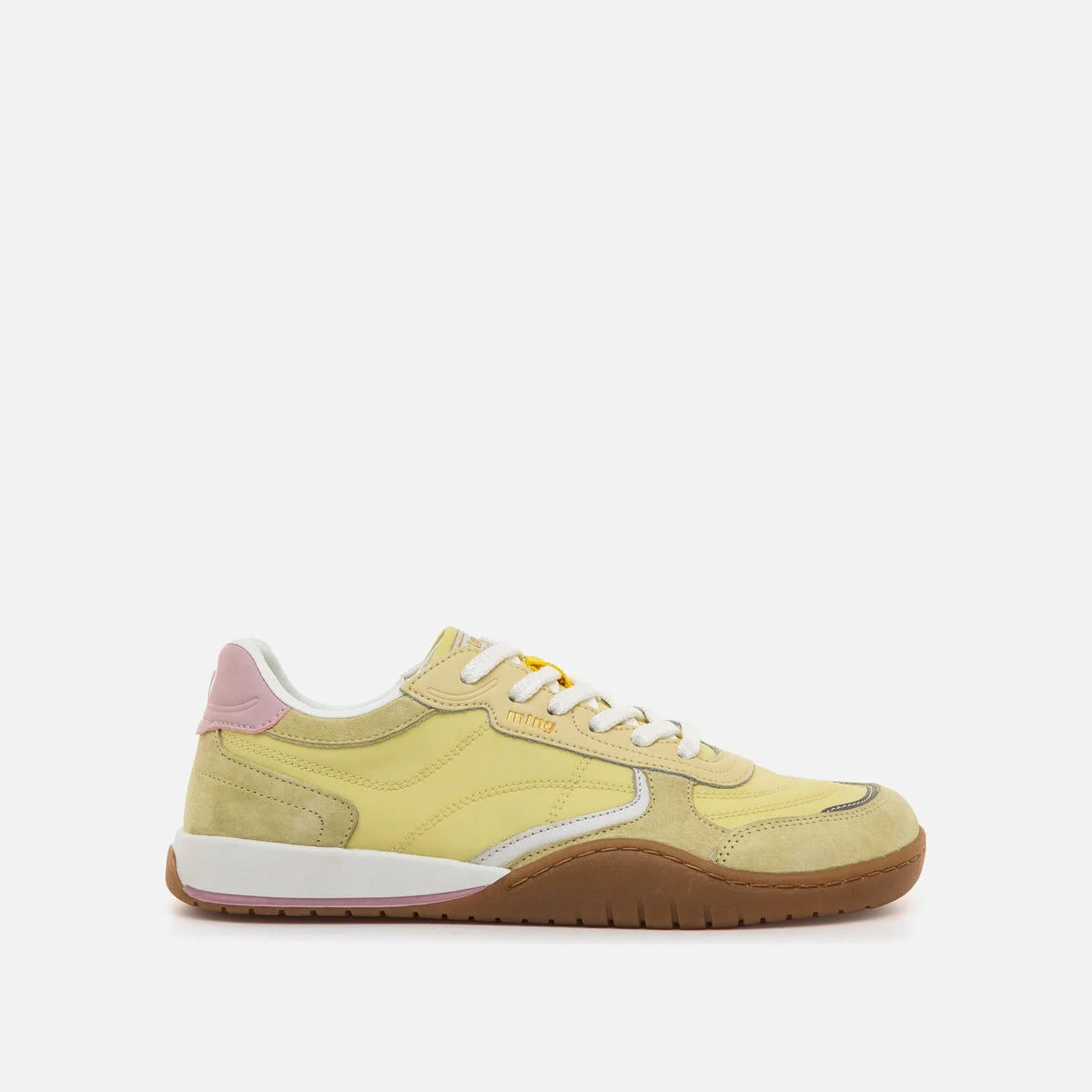 Zapatilla barefoot de piel Free Orbit Amarillo 1