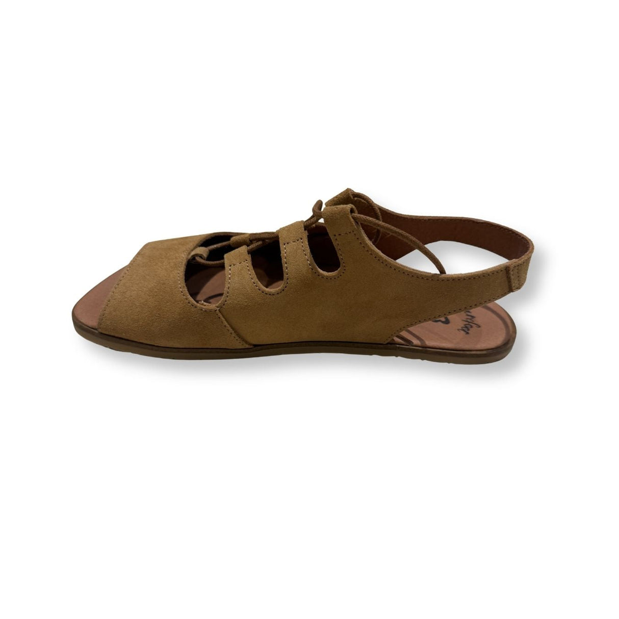 Sandalia barefoot Ebano serraje Whisky 1