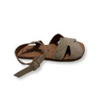 Sandalia barefoot Marea serraje Camello 1