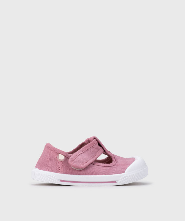 Pepito barefoot WIDE Canvas Rosa 1