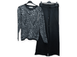 Conjunto punto estampado cebra 1