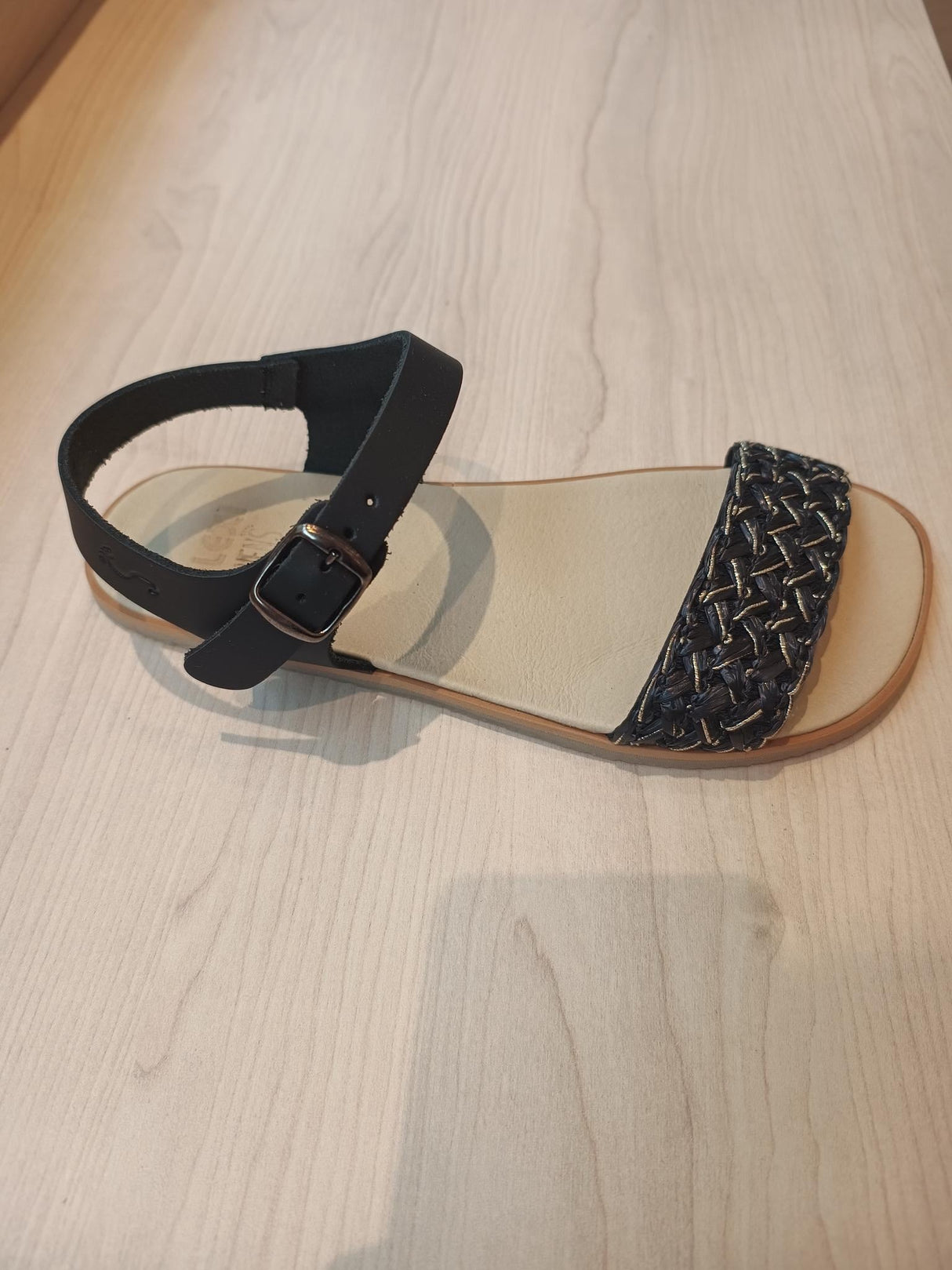 Sandalia barefoot 5741 Zantino/Box Negro 1
