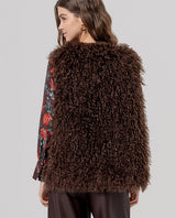 Chaleco de pelo Chocolate