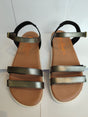 Sandalia de transicion Caprone Plomo 2 velcros 1