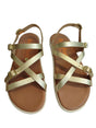 Sandalias de transicion Caprone Champagne 1