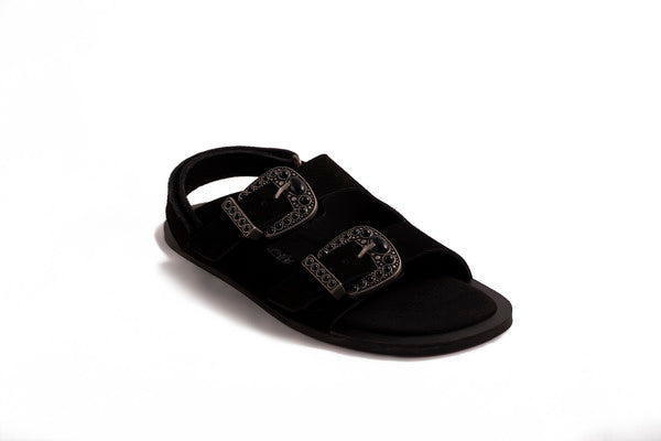 Sandalia barefoot 1569 suede Negro 1