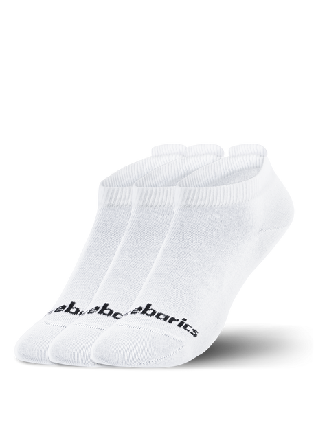 Pack de 3 pares calcetines barefoot cortos ( Low cut) en Blanco 1