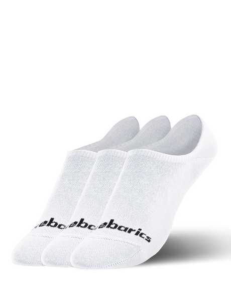 Pack de 3 pares de calcetines invisibles ( No-Show) color blanco 1