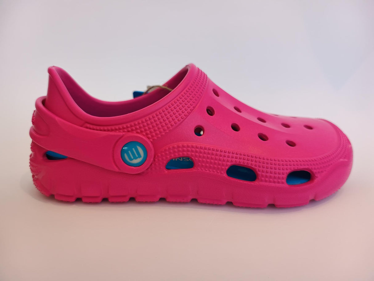 Zuecos barefoot Evacare Fucsia 1