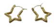 Pendientes acero estrella 1