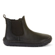 Botin barefoot Chelys Black de piel hidrofugada 1