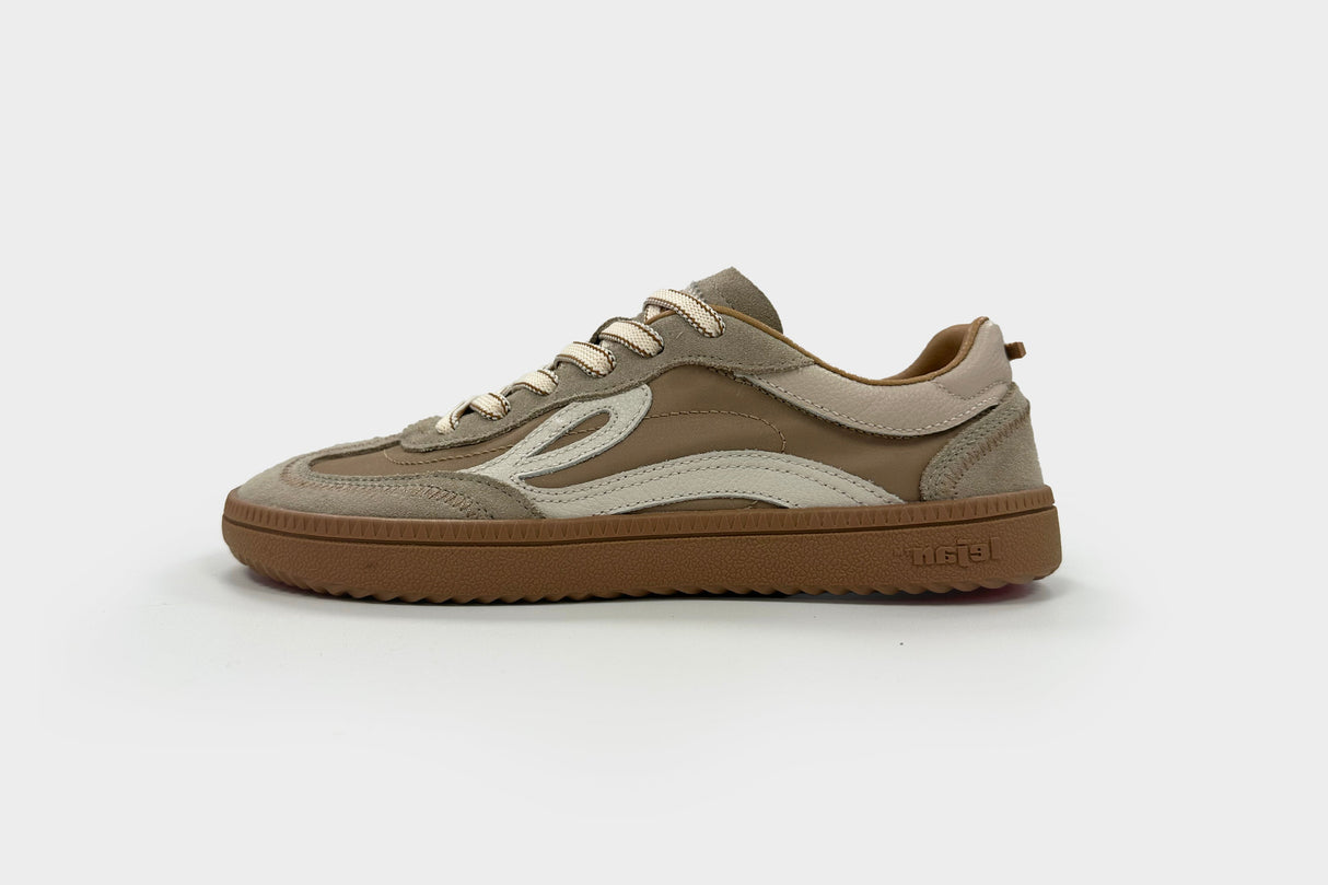 Zapatilla barefoot Lejan One Wide Dark Beige 1