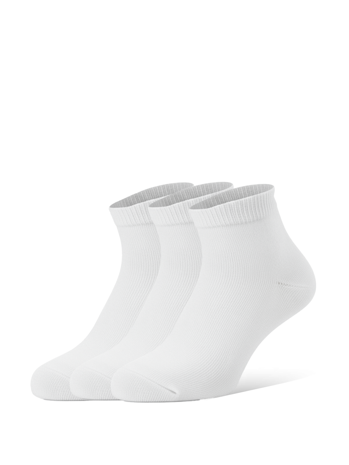 Pack de 3 pares de calcetines anatomicos Be Lenka Low Cut White 1