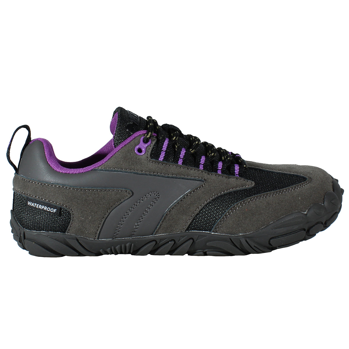 Deportiva barefoot Figaro Low Waterproof Charcoal/Purple 1