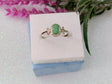 Anillo plata Esmeralda natural 1