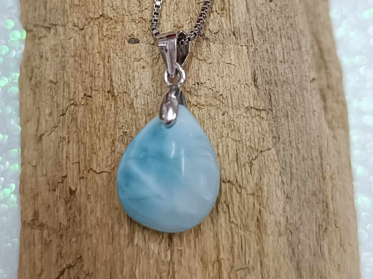 Collar Larimar natural 1