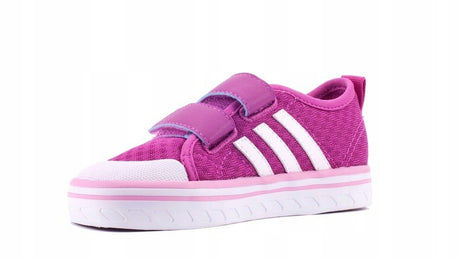 Zapatilla Run Niña 3Rayas Adidas Rosa/Blanco 2
