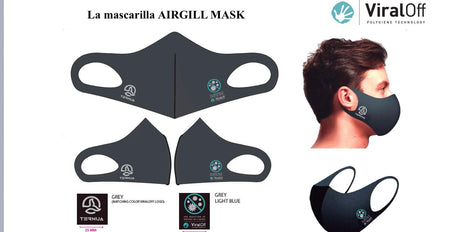 Mascarilla facial de Ternua Negro 2