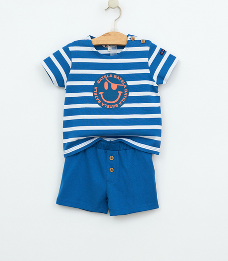 CONJUNTO BATELA BEBE RAYAS 1