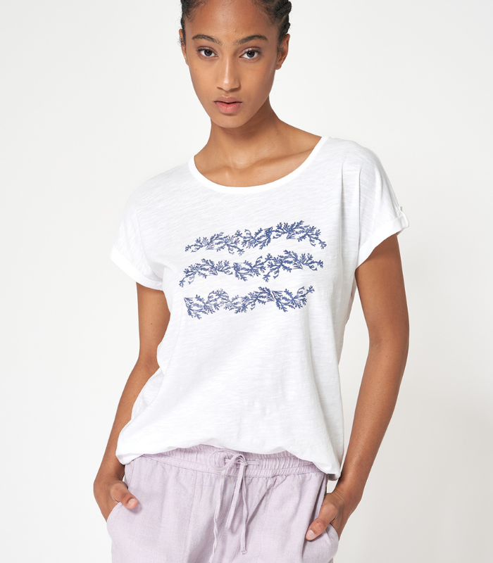CAMISETA BATELA A2620 BLANCO 1