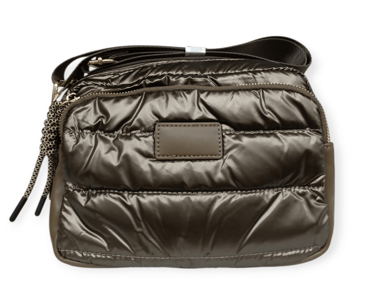 Bolso acolchado metalizado 1